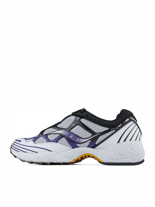 Grid Web Herren Sneakers Weiß
