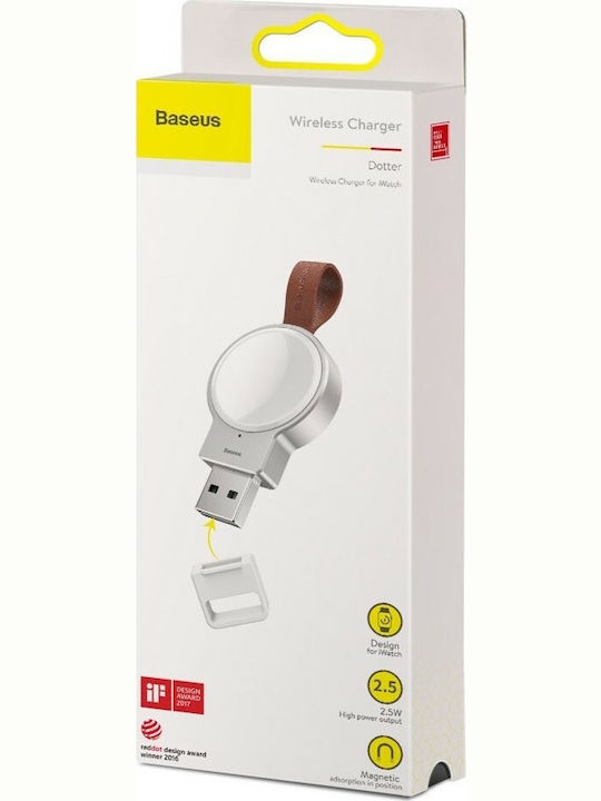 Baseus Dotter Wireless Charger Λευκό (Apple Watch)