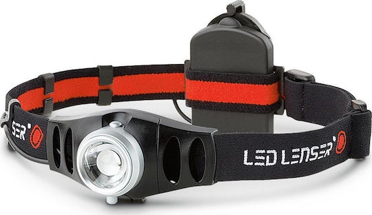 LedLenser Rechargeable Headlamp LED IPX6 with Maximum Brightness 300lm 4xAAA Black