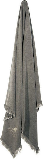 Greenwich Polo Club Beach Towel Brown with Fringes 170x90cm.