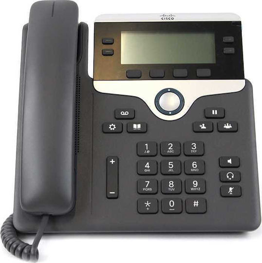 Cisco 7841 Ενσύρματο Τηλέφωνο IP Μαύρο