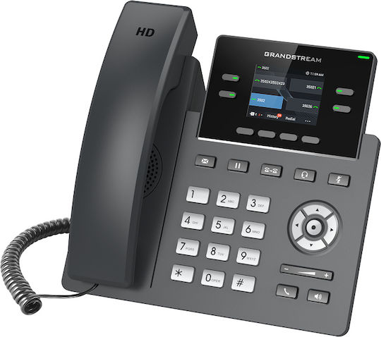 Grandstream GRP2612W Wired IP Phone with 2 Lines Black