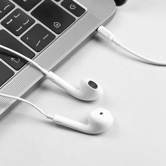 Hoco M55 Earbuds Handsfree with 3.5mm Connector White