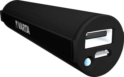 Varta Power Bank 2600mAh με Θύρα USB-A Μαύρο