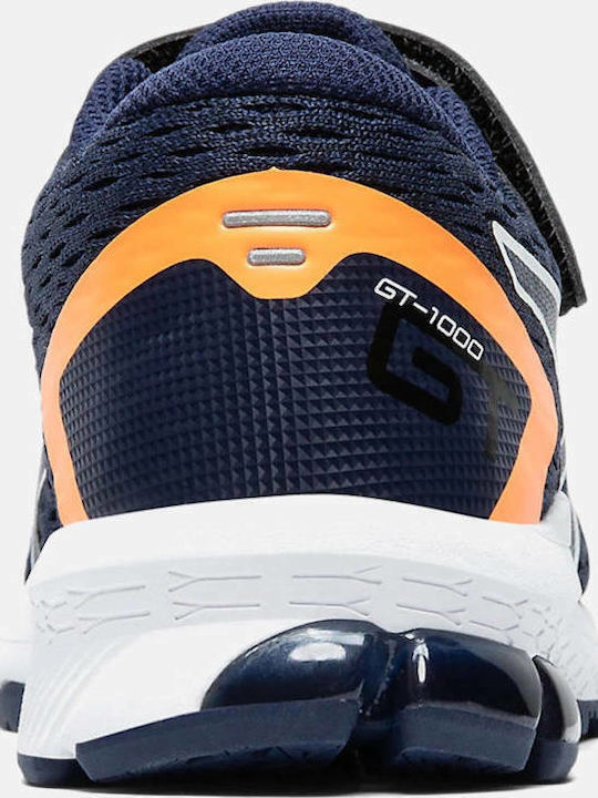 GT-1000 Kids Sports Shoes Running with Hoop & Loop Closure Navy Blue