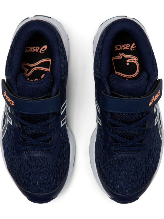 GT-1000 Kids Sports Shoes Running with Hoop & Loop Closure Navy Blue