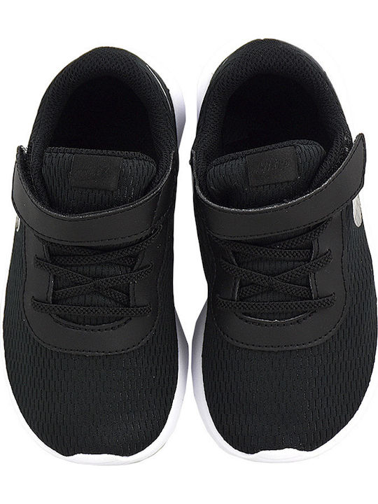 Tanjun Tanjun TDV Kids Sports Shoes Running with Hoop & Loop Closure Black / Metallic Pewter / White