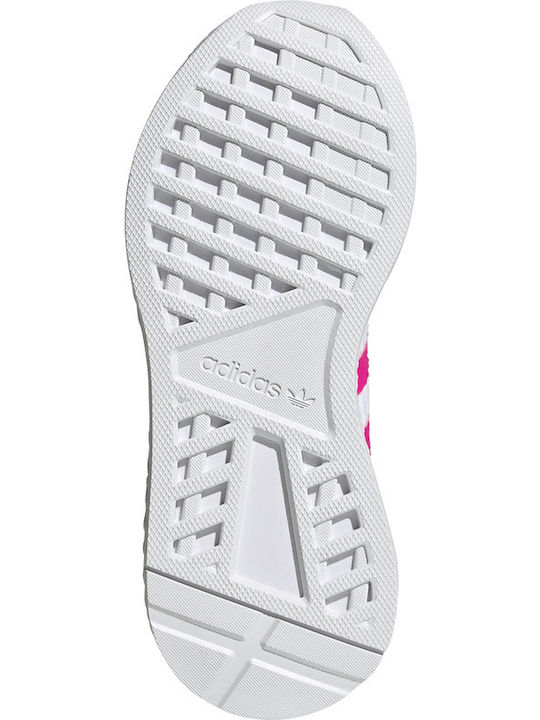 Deerupt Runner C Kinder Sportschuhe Laufen mit Schnürsenkeln Weiß