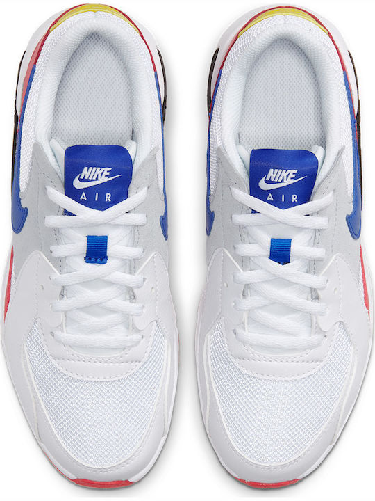 Air Max Excee Kinder Sneakers White / Hyper Blue / Bright Cactus