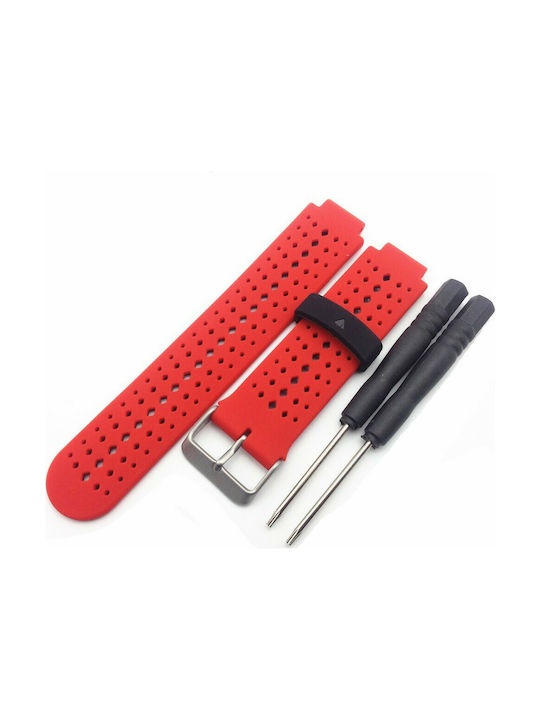 Strap Silicone Red/Black (Forerunner 220)