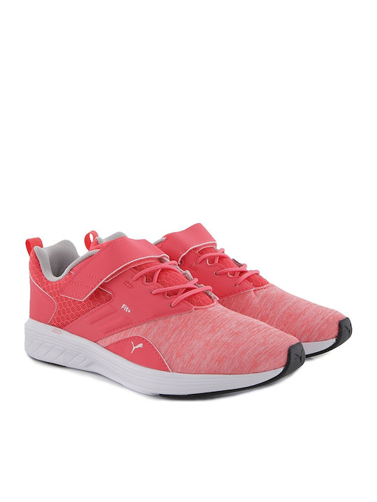 NRGY Comet V Kids Sports Shoes Running with Hoop & Loop Closure Fuchsia
