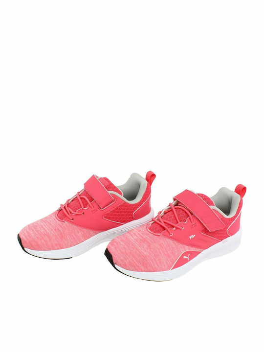 NRGY Comet V Kids Sports Shoes Running with Hoop & Loop Closure Fuchsia