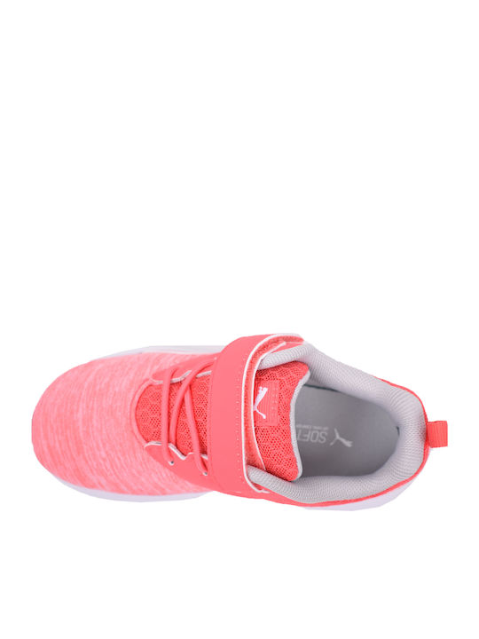 NRGY Comet V Kids Sports Shoes Running with Hoop & Loop Closure Fuchsia