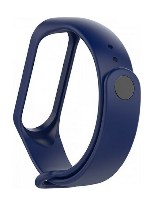 Sport Smooth Band Λουράκι Σιλικόνης Navy Μπλε (Mi Band 3/Mi Smart Band 4)
