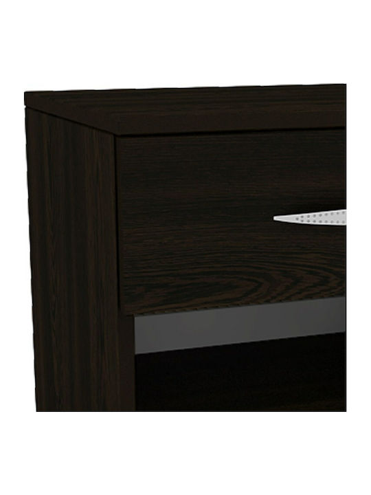 Deco 112 Wooden Bedside Table Wenge 40x35.5x41cm