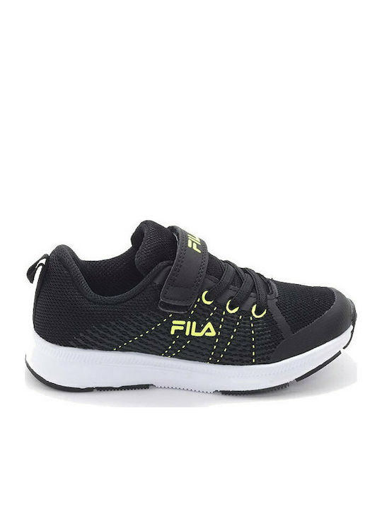 Fila Αθλητικά Παιδικά Παπούτσια Running Memory First με Σκρατς Μαύρα