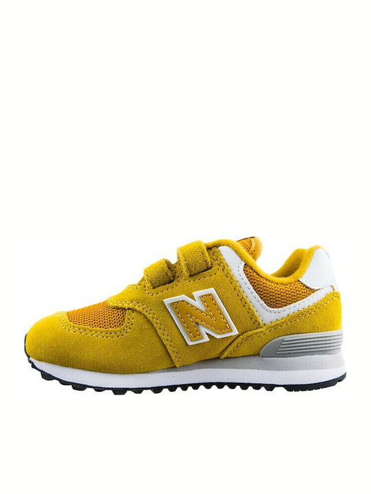 New Balance 574 Classic Παιδικά Sneakers Κίτρινα