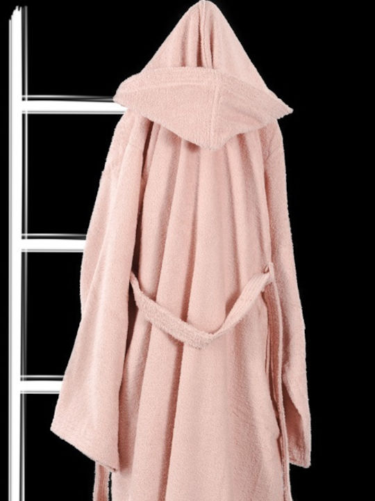 Guy Laroche Daily Bathrobe with Hood Pink 1131092116000