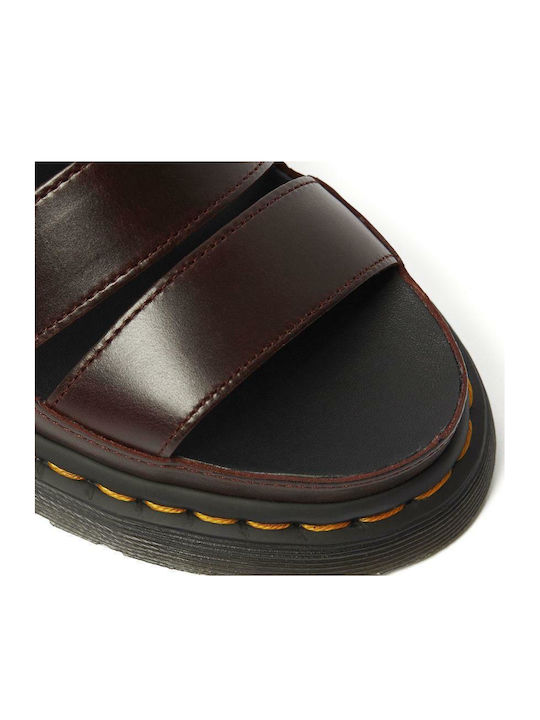 Clarissa II Дамски Кожени Сандали Flatforms Кафяви