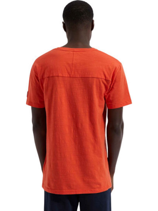 Ellesse Pallazzo Herren T-Shirt Kurzarm Dark Orange