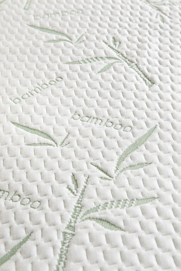La Luna Protective Cover Queen Waterproof with Skirt Bamboo White 160x200+35cm