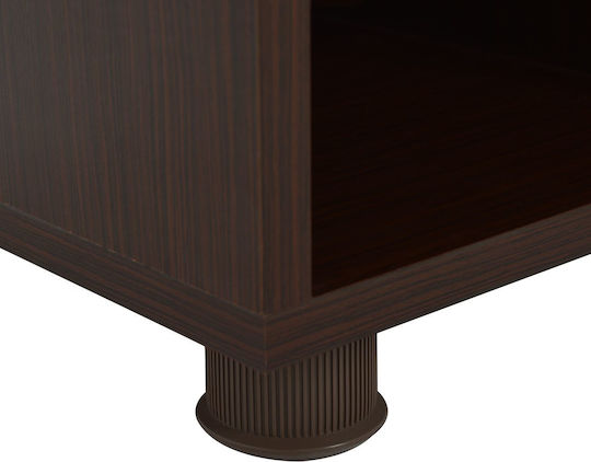 Büroaufbewahrungsschrank Vance Holzschatten Wenge 108x41x68cm