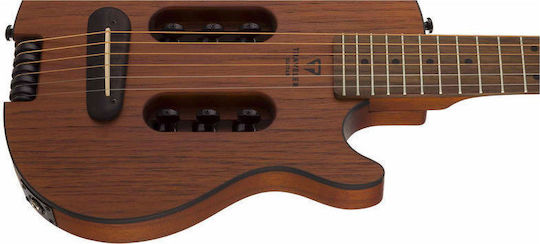 Traveler Guitar Semi-Akustik Gitarre Escape MK-III Steel Ausschnitt Braun