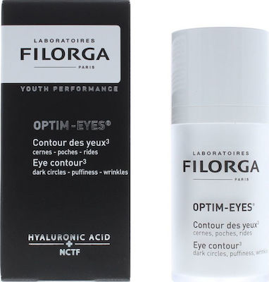 Filorga Optim Eyes Hidratantă & Anti-îmbătrânire Cremă Pentru Ochi împotriva pentru Cearcăne cu Acid Hialuronic 15ml