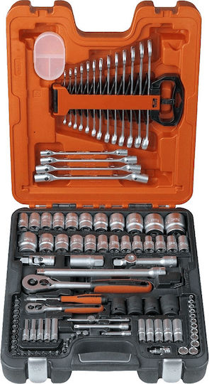 Bahco Set Ratchet 1\2" & 1\4" 106pcs