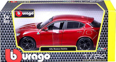 Bburago Αυτοκινητάκι 1:24 Κόκκινο Alfa Romeo Stelvio για 3+ Ετών