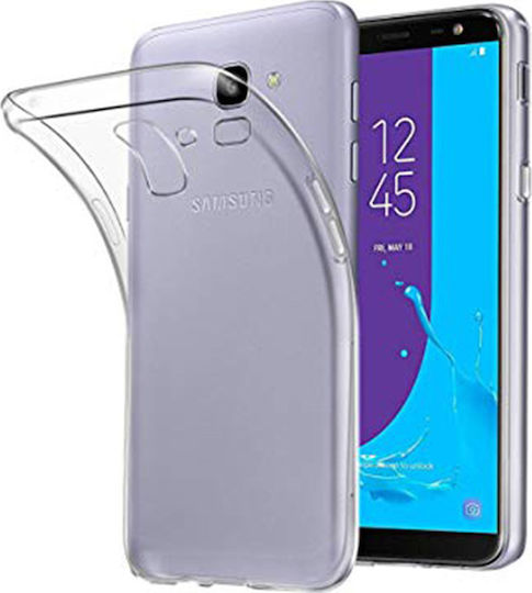 J6 2018 Back Cover Σιλικόνης 1mm Διάφανο (Galaxy J6)