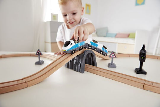 Hape Set with Train made of Wood for 3++ Years