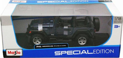 Maisto Jeep Wrangler Rubicon Αυτοκινητάκι 1:18 Black για 3+ Ετών