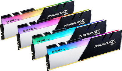 G.Skill Trident Z Neo 64GB DDR4 RAM με 4 Modules (4x16GB) και Ταχύτητα 3600 για Desktop