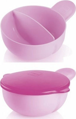 Mam Kinder-Schüssel Feeding bowl - Μπολ με Καπάκι 6m+ aus Kunststoff Rosa