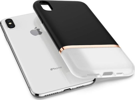 Spigen La Manon Jupe Back Cover Σιλικόνης Μαύρο (iPhone XS Max)