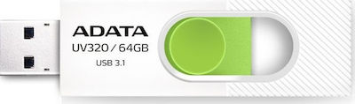 Adata DashDrive UV320 64GB USB 3.1 Stick White