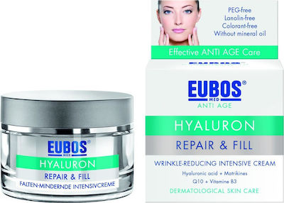 Eubos Repair & Fill fără culoare Hidratantă & Anti-îmbătrânire Cremă Pentru Față cu Acid Hialuronic 50ml