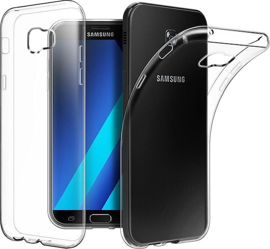 Forcell Umschlag Rückseite Silikon 1mm Transparent (Galaxy A5 2017)
