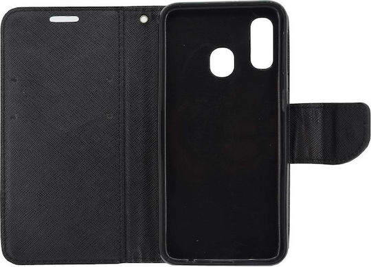 Wallet Piele artificială Negru (Galaxy A40)