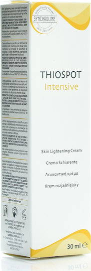 Synchroline Thiospot Intensive Λευκαντική Κρέμα Προσώπου με SPF10 30ml