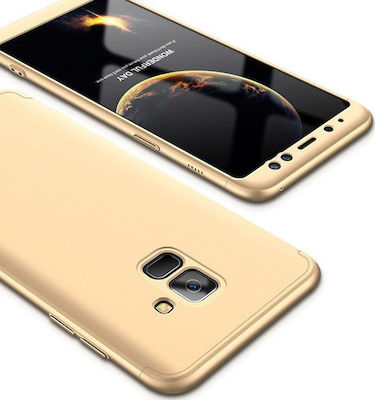 360 Degrees Full Protection Plastic Gold (Galaxy A6 2018)