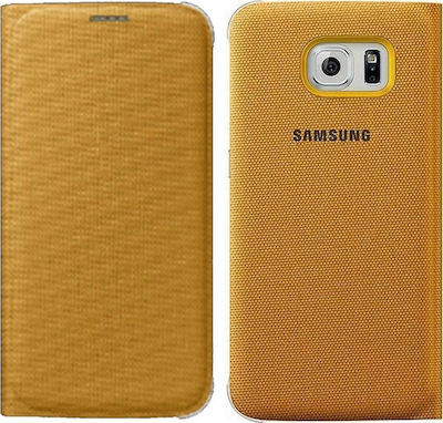 Samsung Synthetic Leather Book Gold (Galaxy S6)