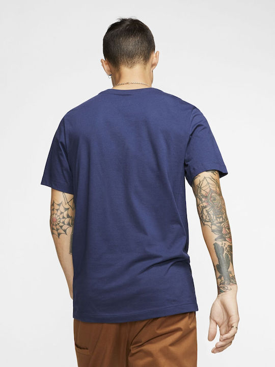Αθλητικό T-shirt Midnight Navy / White