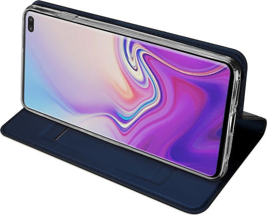 Dux Ducis Skin Pro Synthetic Leather Book Navy Blue (Galaxy S10+)