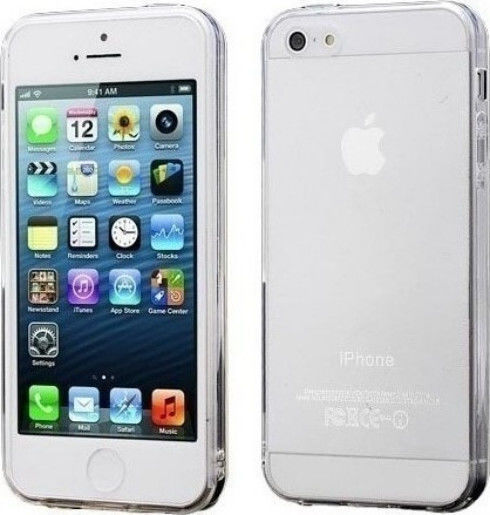 Back Cover Σιλικόνης Διάφανο (iPhone 5c)
