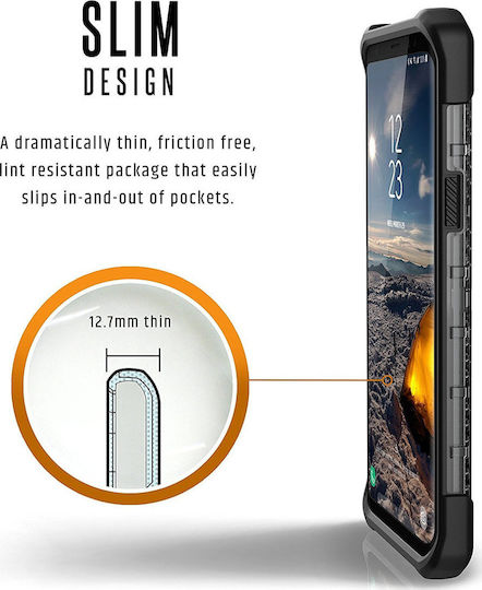 UAG Plasma Umschlag Rückseite Kunststoff Gray (Galaxy S9)