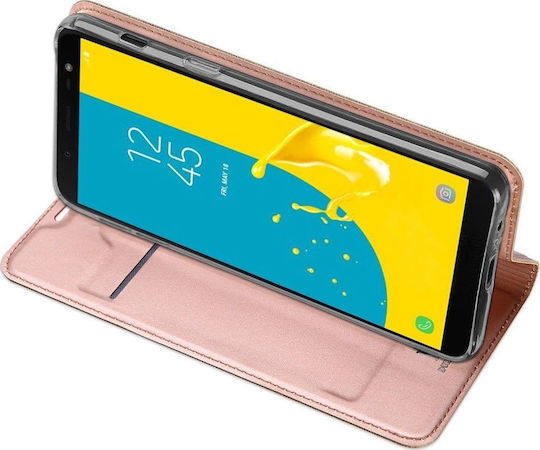 Dux Ducis Skin Pro Книга Изкуствена кожа Розово злато (Galaxy J6)