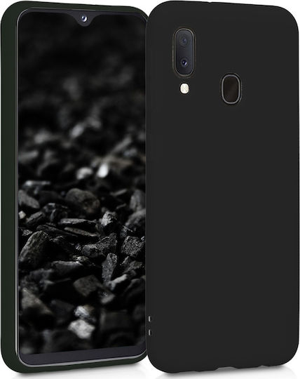 Back Cover Silicon Negru (Galaxy A20e)