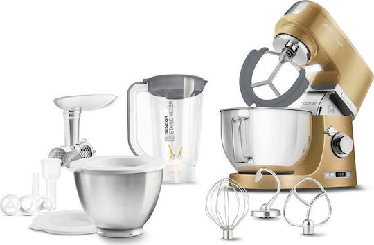 Sencor Stand Mixer 1000W with Stainless Mixing Bowl 4.5lt